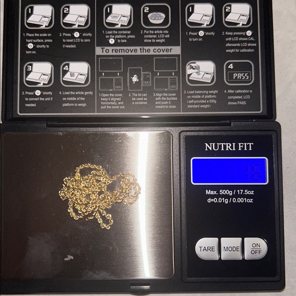 10k Gold Rope Chain Necklace - Picture 9 of 10